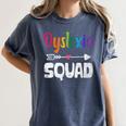 Dyslexia Awareness Month Dyslexia Teacher Therapist Women's Comfort Colors T-Shirt Denim