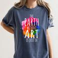 Earth Without Art Is Just Eh Painting Artist Pun Art Teacher Women's Comfort Colors T-Shirt Denim Earth Without Art Is Just Eh Painting Artist Pun Art Teacher Women's Comfort Colors T-Shirt Denim