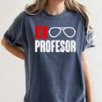El Professor Money Costume Profesor Glasses Men Teacher Gift Women's Comfort Colors T-Shirt Denim