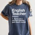 English Teacher Definition Back To School First Day Women's Comfort Colors T-Shirt Denim English Teacher Definition Back To School First Day Women's Comfort Colors T-Shirt Denim