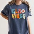 English Teacher Ela Vibes Teacher Kids First Day Of School Women's Comfort Colors T-Shirt Denim