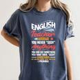 English Teacher Women's Comfort Colors T-Shirt Denim
