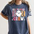 ESL Teacher Boo Crew Halloween Costume Women's Comfort Colors T-Shirt Denim