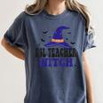 ESL Teacher Witch Halloween Matching Group Costume Women's Comfort Colors T-Shirt Denim