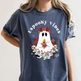 Espooky Vibes Maestra Halloween Spanish Mexican Teacher Women's Comfort Colors T-Shirt Denim Espooky Vibes Maestra Halloween Spanish Mexican Teacher Women's Comfort Colors T-Shirt Denim
