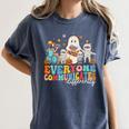 Everyone Communicates Differently Halloween SLP Sped Teacher Women's Comfort Colors T-Shirt Denim Everyone Communicates Differently Halloween SLP Sped Teacher Women's Comfort Colors T-Shirt Denim