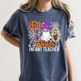 Fab Boo Lous Infant Teacher Halloween Costume Women's Comfort Colors T-Shirt Denim