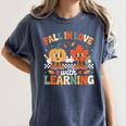 Fall In Love With Learning Shirt Autumn Thanksgiving Teacher Women's Comfort Colors T-Shirt Denim Fall In Love With Learning Shirt Autumn Thanksgiving Teacher Women's Comfort Colors T-Shirt Denim