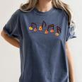 Fall Music Teacher Halloween Pumpkin Music Note Fall Teacher Women's Comfort Colors T-Shirt Denim Fall Music Teacher Halloween Pumpkin Music Note Fall Teacher Women's Comfort Colors T-Shirt Denim