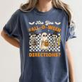 Are You Fall o Ween Directions Halloween Skeleton Teacher Women's Comfort Colors T-Shirt Denim Are You Fall o Ween Directions Halloween Skeleton Teacher Women's Comfort Colors T-Shirt Denim