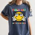 Field Day 2025 Let The Games Begin Yellow Team Teachers Kids Women's Comfort Colors T-Shirt Denim Field Day 2025 Let The Games Begin Yellow Team Teachers Kids Women's Comfort Colors T-Shirt Denim