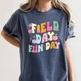 Field Day Fun Day Last Day Of School Teacher Student Women's Comfort Colors T-Shirt Denim Field Day Fun Day Last Day Of School Teacher Student Women's Comfort Colors T-Shirt Denim