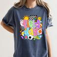 Field Day Fun Day Let The Games Begin Field Trip Teacher Kid Women's Comfort Colors T-Shirt Denim Field Day Fun Day Let The Games Begin Field Trip Teacher Kid Women's Comfort Colors T-Shirt Denim