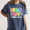 Field Day Green Team For Teacher Kids Field Day Games Women's Comfort Colors T-Shirt Denim Field Day Green Team For Teacher Kids Field Day Games Women's Comfort Colors T-Shirt Denim