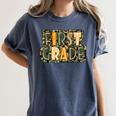 First 1St Grade Camo Camouflage Boy Teacher Back To School Women's Comfort Colors T-Shirt Denim