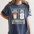 First Coffee Then Data SPED Teacher Taking a Break Women's Comfort Colors T-Shirt Denim First Coffee Then Data SPED Teacher Taking a Break Women's Comfort Colors T-Shirt Denim