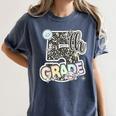 First Day Of Fifth Grade Composition Notebook Teacher Women's Comfort Colors T-Shirt Denim First Day Of Fifth Grade Composition Notebook Teacher Women's Comfort Colors T-Shirt Denim