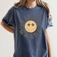 First Grade Teacher First Day Of 1st Grade Back To School Women's Comfort Colors T-Shirt Denim First Grade Teacher First Day Of 1st Grade Back To School Women's Comfort Colors T-Shirt Denim