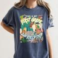 First Grade Zoo Field Trip Matching Student Teacher Class Women's Comfort Colors T-Shirt Denim First Grade Zoo Field Trip Matching Student Teacher Class Women's Comfort Colors T-Shirt Denim