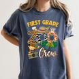 First Grade Zoo Field Trip Squad Matching Teacher Students Women's Comfort Colors T-Shirt Denim First Grade Zoo Field Trip Squad Matching Teacher Students Women's Comfort Colors T-Shirt Denim