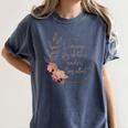Floral Learning Disabilities Teacher Consultant SPED Teacher Women's Comfort Colors T-Shirt Denim