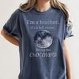 Full Moon Teacher Humor For Men Women Girls Kids Women's Comfort Colors T-Shirt Denim