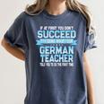 Fun German Teacher Appreciation Language Class Saying Women's Comfort Colors T-Shirt Denim Fun German Teacher Appreciation Language Class Saying Women's Comfort Colors T-Shirt Denim
