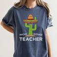 Fun Teacher Appreciation Humor Nacho Average Teacher Women's Comfort Colors T-Shirt Denim Fun Teacher Appreciation Humor Nacho Average Teacher Women's Comfort Colors T-Shirt Denim