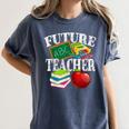Future Teacher With Canyon And Book Teacher Men Women Girls Kids Women's Comfort Colors T-Shirt Denim