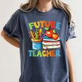 Future Teacher Costume For Kids Back To School Boy Girl Women's Comfort Colors T-Shirt Denim