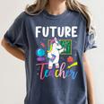 Future Teacher School Teacher Female Women's Comfort Colors T-Shirt Denim Future Teacher School Teacher Female Women's Comfort Colors T-Shirt Denim