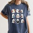 Ghosts With Books Library Halloween Men Women Kids Teacher Women's Comfort Colors T-Shirt Denim Ghosts With Books Library Halloween Men Women Kids Teacher Women's Comfort Colors T-Shirt Denim