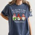 Gnome It's Fine I'm Fine Everything Is Fine Teacher Xmas Women's Comfort Colors T-Shirt Denim Gnome It's Fine I'm Fine Everything Is Fine Teacher Xmas Women's Comfort Colors T-Shirt Denim