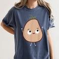 Good Egg Teacher Halloween Costume The Couch Potato Women's Comfort Colors T-Shirt Denim