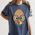 The Good Egg Teacher Halloween Costume Food Group Cute Women's Comfort Colors T-Shirt Denim The Good Egg Teacher Halloween Costume Food Group Cute Women's Comfort Colors T-Shirt Denim
