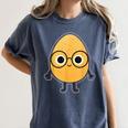 Good Egg Teacher Halloween Costume The Smart Cookie Women's Comfort Colors T-Shirt Denim Good Egg Teacher Halloween Costume The Smart Cookie Women's Comfort Colors T-Shirt Denim