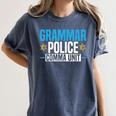 Grammar Police Comma Unit English Teacher Grammar Teacher For Men Women Women's Comfort Colors T-Shirt Denim Grammar Police Comma Unit English Teacher Grammar Teacher For Men Women Women's Comfort Colors T-Shirt Denim