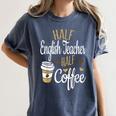 Half Coffee Half English Teacher English Teacher Men Women Women's Comfort Colors T-Shirt Denim Half Coffee Half English Teacher English Teacher Men Women Women's Comfort Colors T-Shirt Denim