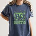 Halloween 67 Meme Science Chemistry Teacher Periodic Table Women's Comfort Colors T-Shirt Denim