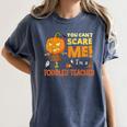 Halloween You Can't Scare Toddler Teacher For Men Women Women's Comfort Colors T-Shirt Denim