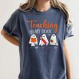 Halloween Ghost Teachers Teaching My Boos Costume Women Men Women's Comfort Colors T-Shirt Denim Halloween Ghost Teachers Teaching My Boos Costume Women Men Women's Comfort Colors T-Shirt Denim
