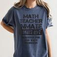 Halloween Math Teacher Prisoner Costume Women's Comfort Colors T-Shirt Denim Halloween Math Teacher Prisoner Costume Women's Comfort Colors T-Shirt Denim