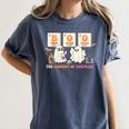 Halloween Science Teacher Boo Ghost The Element Of Surprise Women's Comfort Colors T-Shirt Denim