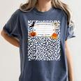Halloween Teacher Composition Book Notebook Matching Group Women's Comfort Colors T-Shirt Denim