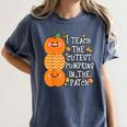 Halloween Teacher Shirt I Teach The Cutest Pumpkins In Patch Men Women Kids Women's Comfort Colors T-Shirt Denim Halloween Teacher Shirt I Teach The Cutest Pumpkins In Patch Men Women Kids Women's Comfort Colors T-Shirt Denim