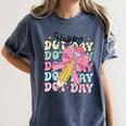 Happy Dot Day 2025 Coquette Bow Teachers Kids Boys Girls Women's Comfort Colors T-Shirt Denim Happy Dot Day 2025 Coquette Bow Teachers Kids Boys Girls Women's Comfort Colors T-Shirt Denim
