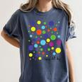 Happy Dot Day 2025 Polka Dot Boys Girls Kids Teacher Dot Day Women's Comfort Colors T-Shirt Denim Happy Dot Day 2025 Polka Dot Boys Girls Kids Teacher Dot Day Women's Comfort Colors T-Shirt Denim