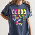 Happy Dot Day 2025 Teacher Kids Girls Colorful Polka Dot Day Women's Comfort Colors T-Shirt Denim Happy Dot Day 2025 Teacher Kids Girls Colorful Polka Dot Day Women's Comfort Colors T-Shirt Denim