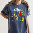 We Heart Love Our School Custodian For Teacher & Kids Women's Comfort Colors T-Shirt Denim We Heart Love Our School Custodian For Teacher & Kids Women's Comfort Colors T-Shirt Denim