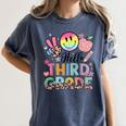 Hello 3rd Grade Boy Girl Teacher Back To School 3rd Grade Women's Comfort Colors T-Shirt Denim Hello 3rd Grade Boy Girl Teacher Back To School 3rd Grade Women's Comfort Colors T-Shirt Denim